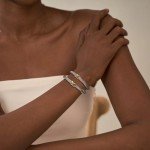 Stylish Two-Piece Twisted Cable Cuff Bracelets