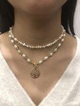 Dainty Handpicked Pearl Choker Necklace for Women