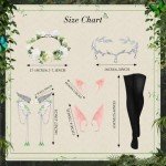 Medieval Fantasy Dress with Crown and Ear Cuffs