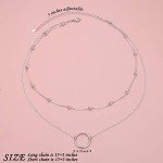 Dainty S925 Sterling Silver Circle Choker Necklace
