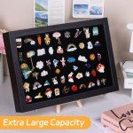 Large Enamel Pin Display Case for Jewelry