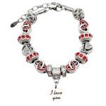 I Love You Charm Bracelet for Her