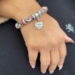 I Love You Charm Bracelet for Her