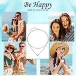 Dainty S925 Sterling Silver Opal Heart Choker Necklace