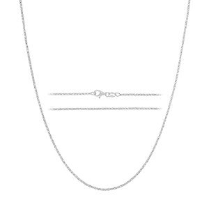 Sterling Silver Diamond Cut Cable Link Necklace