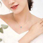 Dainty 1CT Moissanite Necklace in Yellow Gold