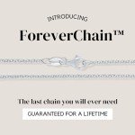 Sterling Silver Diamond Cut Cable Link Necklace
