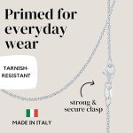 Sterling Silver Diamond Cut Cable Link Necklace