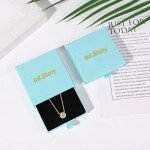 Dainty 1CT Moissanite Necklace in Yellow Gold