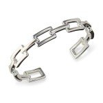 Huxley Adjustable Silver Cuff Bracelet for Women