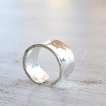 Hammered Sterling Silver Ear Cuff for Non-Pierced Ears