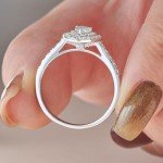 Elegant Sterling Silver Wedding Ring Set for Women