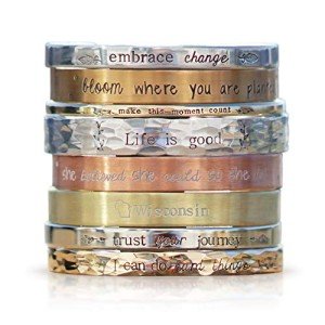 Customizable Cuff Bracelet in Various Metals