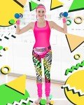 Hercicy 80s Workout Costume Set with Accessories