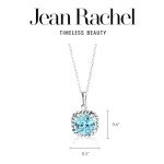 Sterling Silver Vintage Rope Necklace with Aquamarine