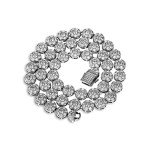 14K Hip Hop CZ Diamond Tennis Chain Necklace