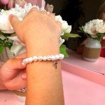 Sterling Silver Baby Girl Bracelet with Cross Charm