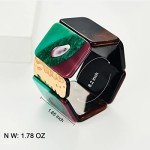 Bold Multicolor Acrylic Jewelry Set for Women