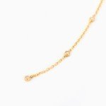 GELIN 14K Gold Diamond Y-Necklace for Women