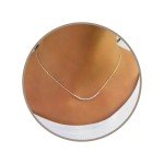 Dainty Sterling Silver Beaded Necklace for Women
