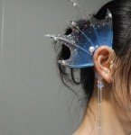 Blue Princess Ear Cuffs for Halloween Cosplay