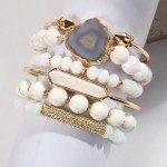 Boho Beaded Bracelet Set for Women – 6PCS