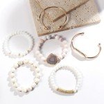 Boho Beaded Bracelet Set for Women – 6PCS