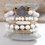 Boho Beaded Bracelet Set for Women – 6PCS