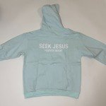 Heavenly Seek Jesus Unisex Hoodie - Blue