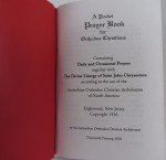 Orthodox Christian Pocket Prayer Book - Red Cover