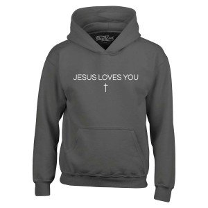 Jesus Loves You Cross Hoodie - Christian Sweatshirt