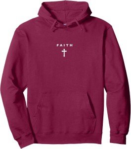 Christian Faith Cross Minimalist Hoodie