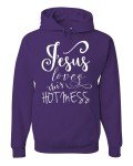 Jesus Loves This Fun Messy Hoodie Sweatshirt