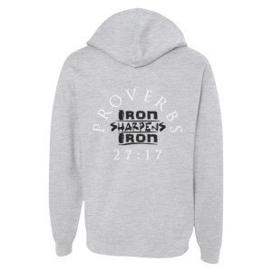 Proverbs 27:17 Inspirational Jesus Hoodie for Everyone
