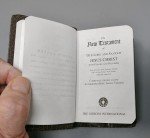 Mini Brown Prayer Book: New Testament & Psalms