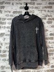 Jesus Faith Hoodie - Gray, Size Large