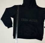 Seek Jesus Black Unisex Hoodie - Small