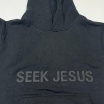 Seek Jesus Black Unisex Hoodie - Small