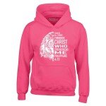 Philippians 4:13 'I Can Do All Things' Hoodies