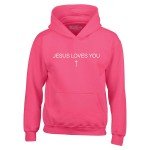 Jesus Loves You Cross Hoodie for Christians