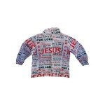 Christian Women's Hoodie with Jesus Print - XXL