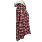 Hand Printed Women's Jesus Our Lord Flannel Hoodie