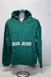 Heavenly Seek Jesus Green Unisex Hoodie