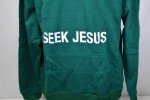 Heavenly Seek Jesus Green Unisex Hoodie
