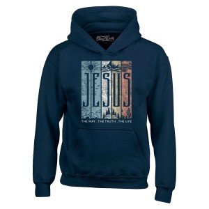Jesus Loves You Cross Hoodie - Christian Style