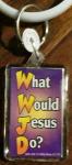 WWJD Purple Keychain - What Would Jesus Do?