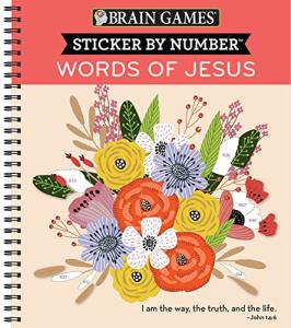 Words of Jesus Sticker by Number Game