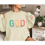 God Is Good Oversized Sweatshirt for Women