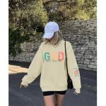 God Is Good Oversized Sweatshirt for Women