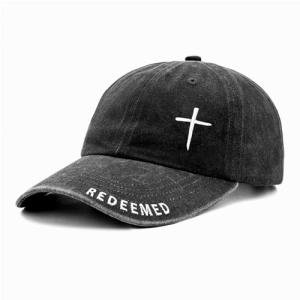Embroidered Cross Baseball Cap for Christians